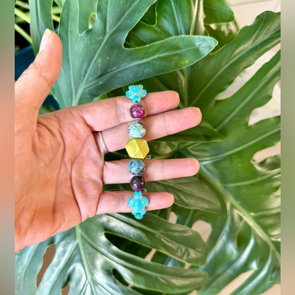 Serpentine - Jasper - Howlite bracelet (one) - Picture 5 of 5